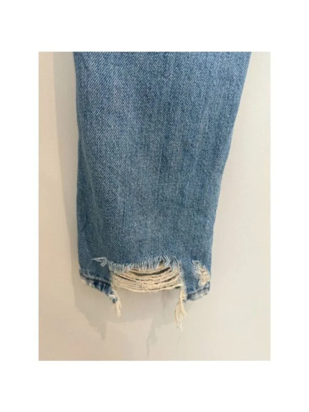 Kancan Signature Ultra High Rise 90s Cropped Straight Jeans Blue Size 28